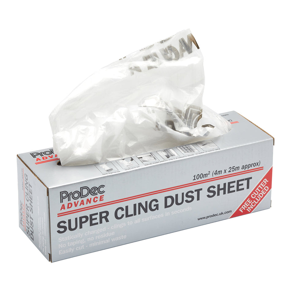 ProDec Advance Super Cling Polythene Dust Sheet Roll